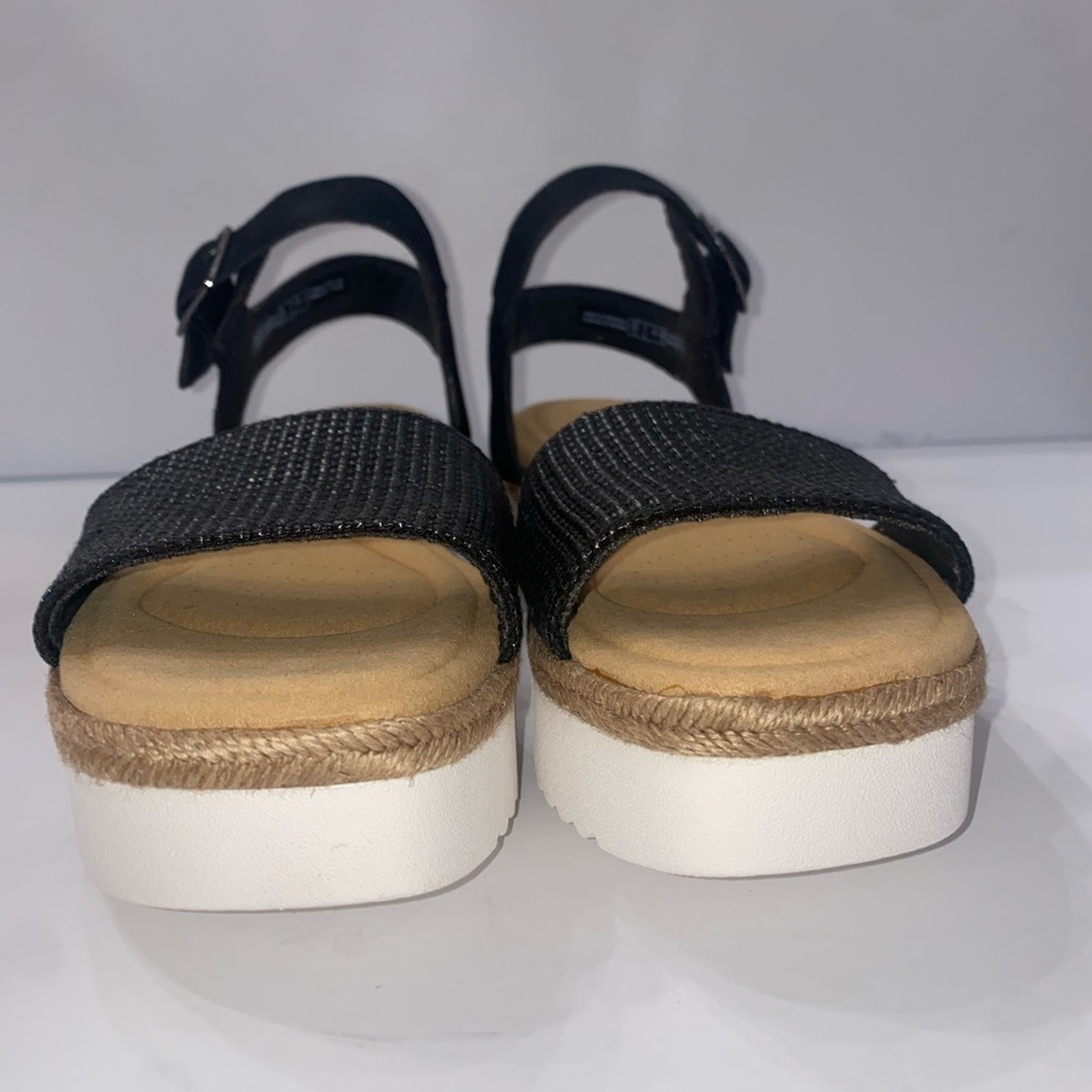 Clarks Lana Shore Women's Faux Leather Platform Sandals - Picture 7 of 9